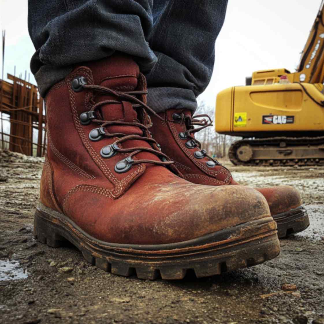 Safety Shoe Upper Leather